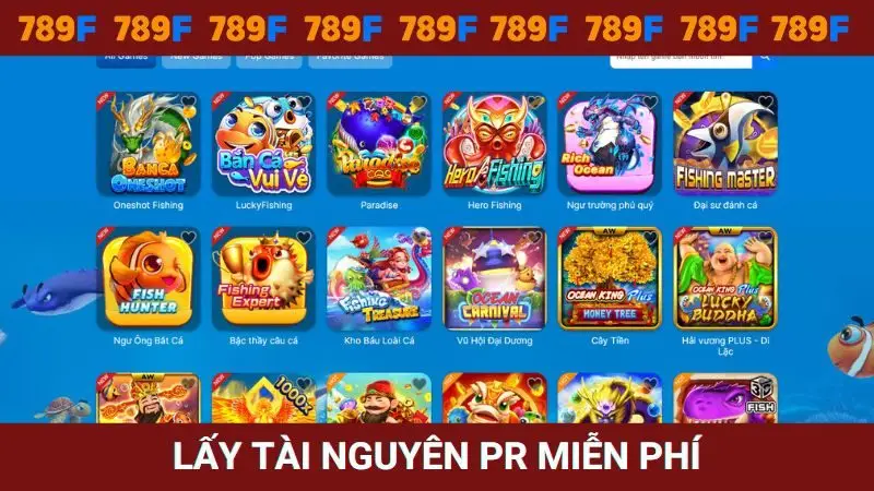 Lấy tài nguyên PR miễn phí từ nền tảng