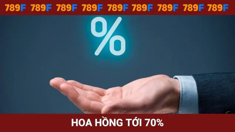 Nhận hoa hồng tối đa 70% khi đạt KPI