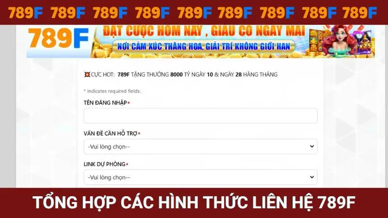 Tổng hợp các hình thức liên hệ nhà cái 789F mới nhất